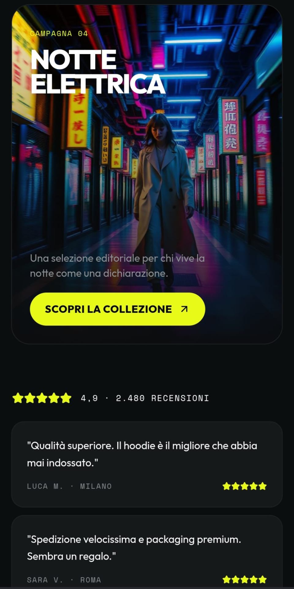 Stile Moda Shop — Campagna editoriale & recensioni